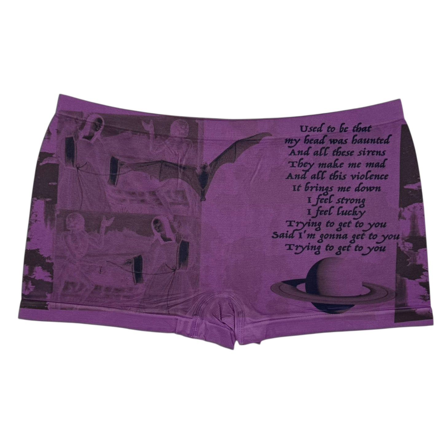 SIRENS PURPLE BOYSHORT UNDIES - XL