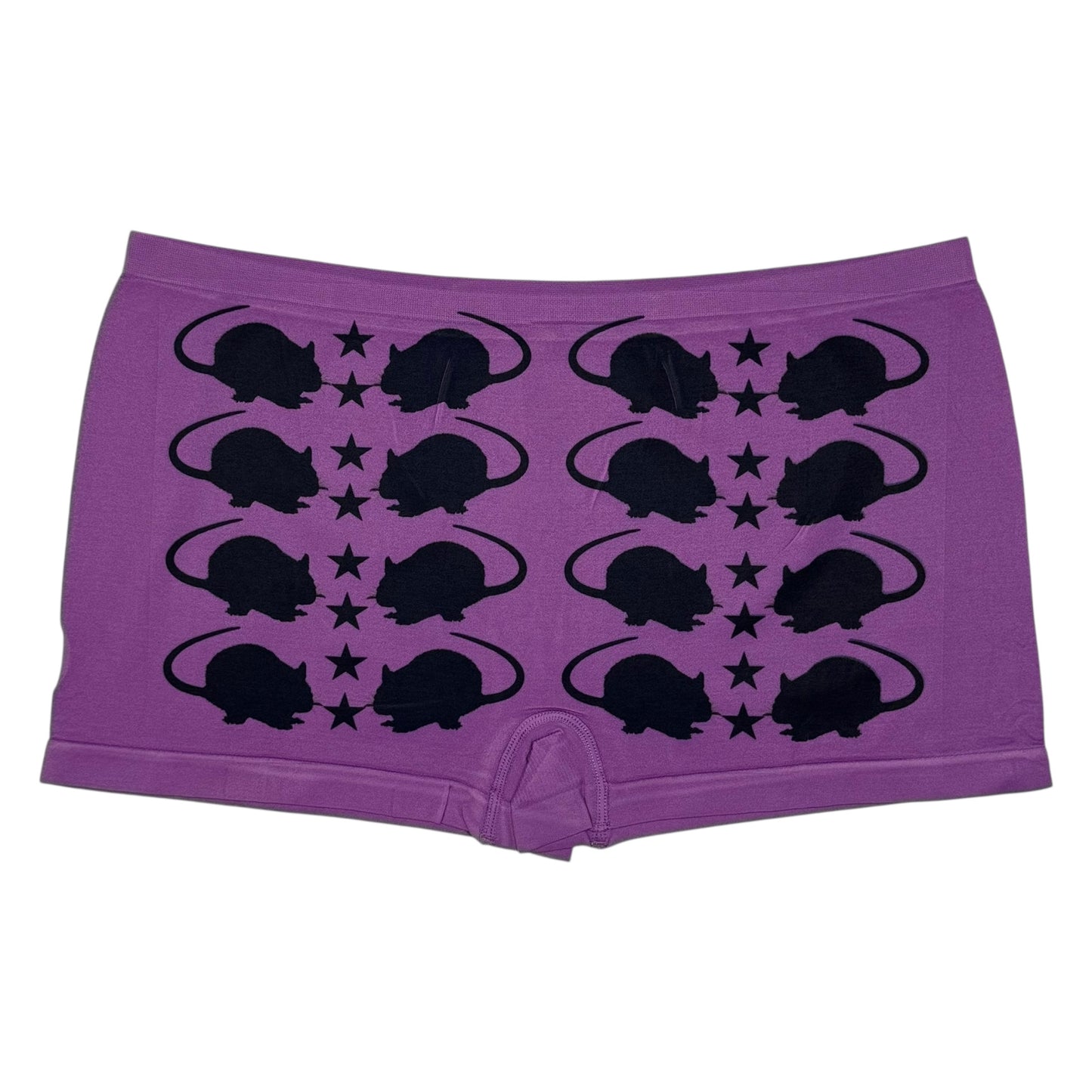 PUNK RAT PURPLE BOYSHORT UNDIES - 2XL