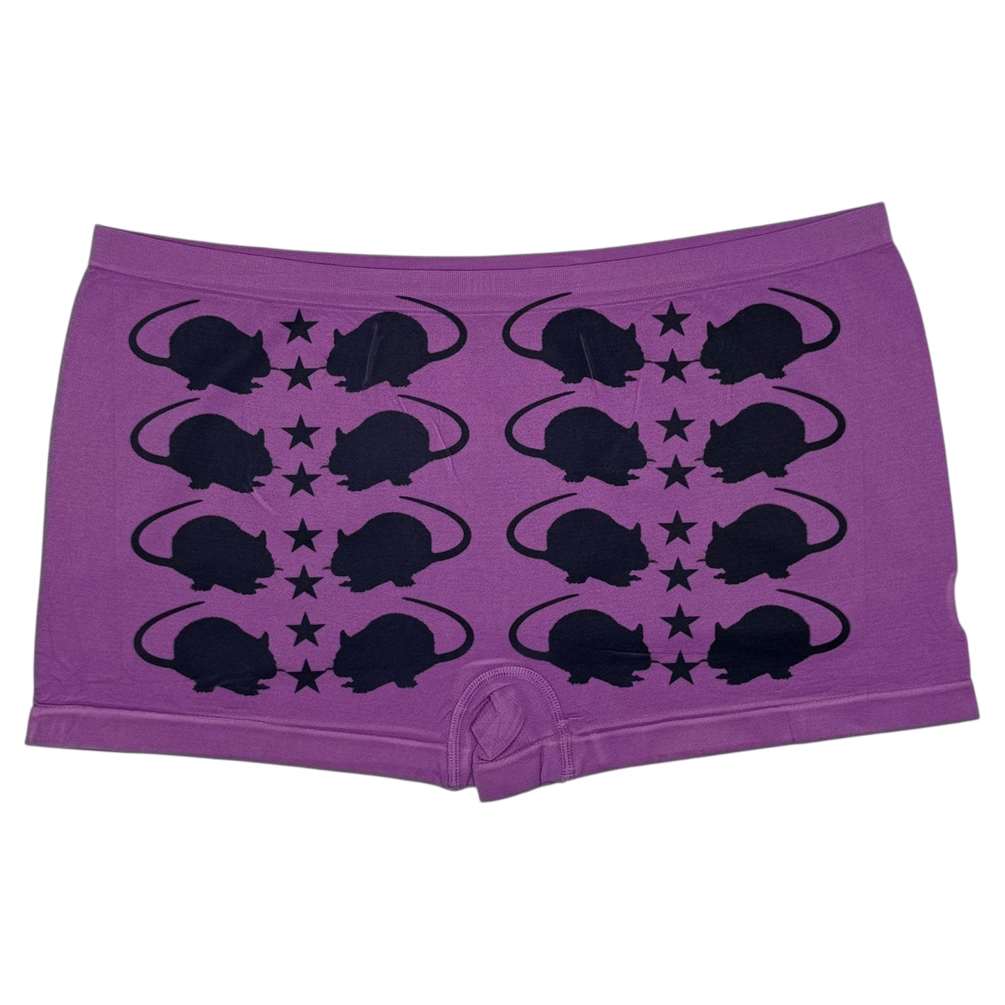 PUNK RAT PURPLE BOYSHORT UNDIES - 2XL