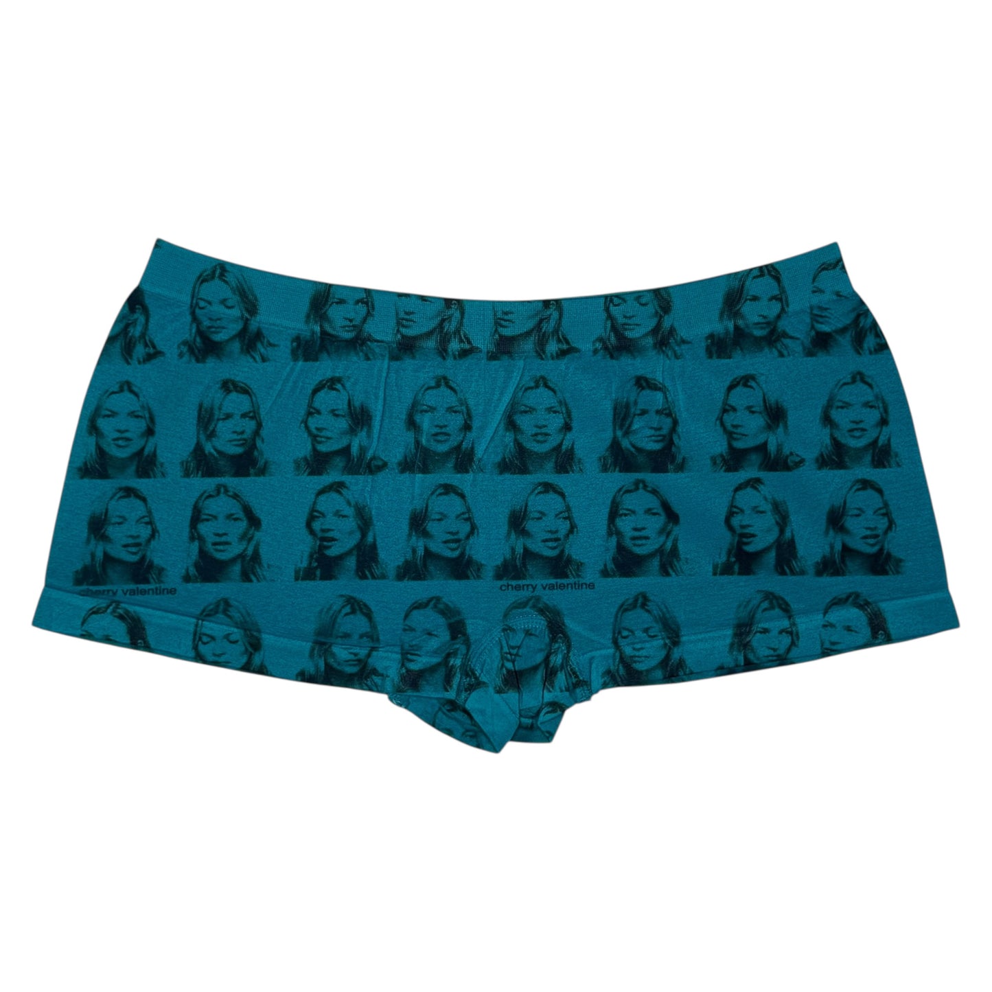 KATE MOSS TEAL BOYSHORT UNDIES - XL