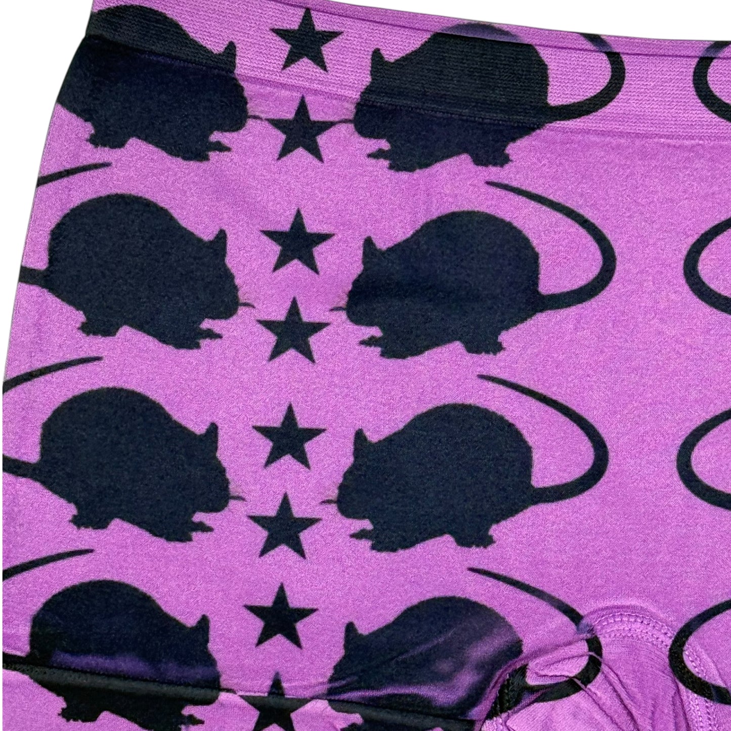PUNK RAT PURPLE BOYSHORT UNDIES - S