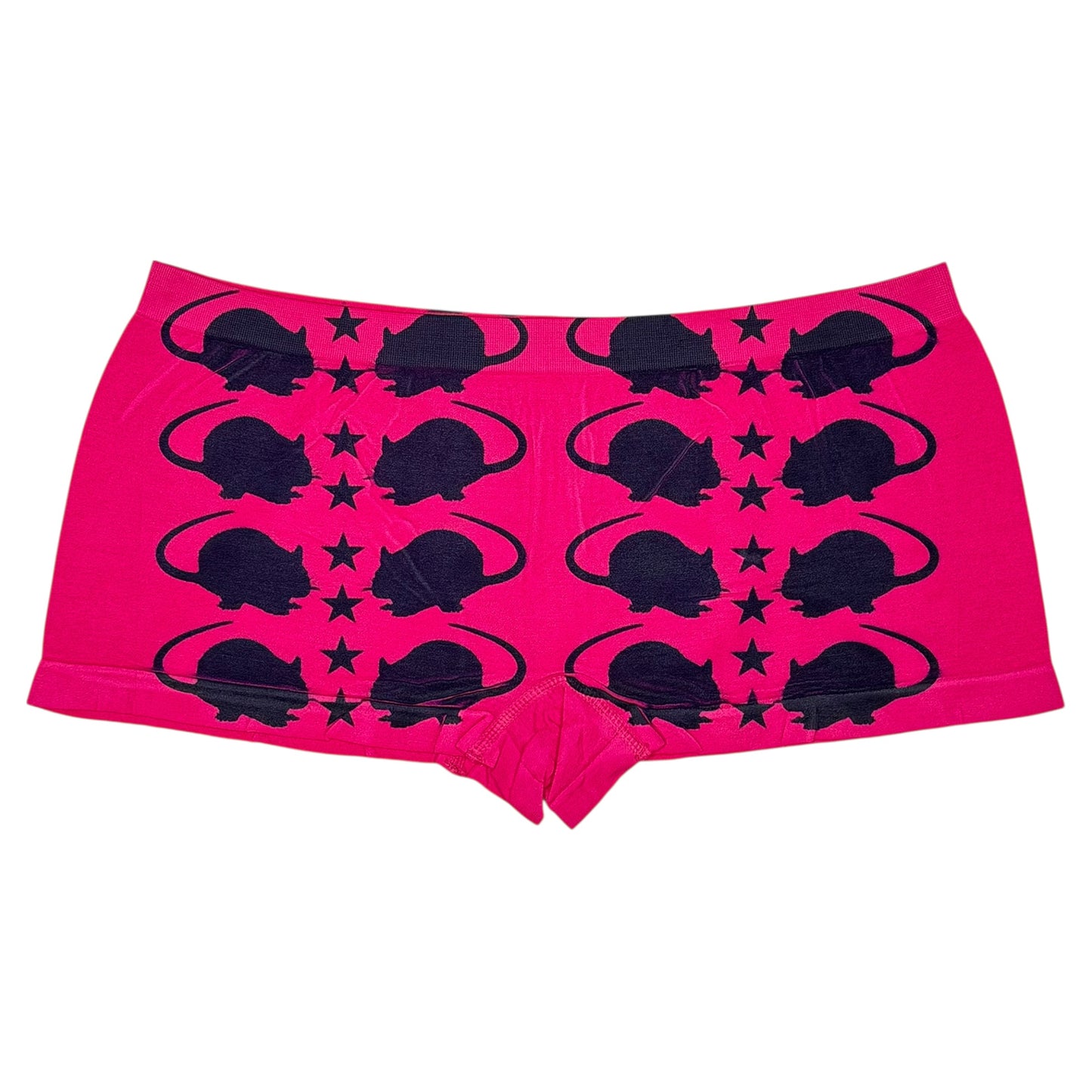 PUNK RAT FUSCHIA BOYSHORT UNDIES - XL