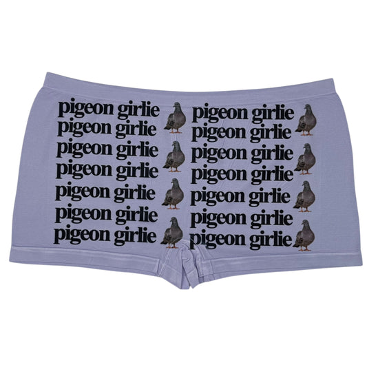 PIGEON GIRLIE LILAC BOYSHORT UNDIES - 2XL