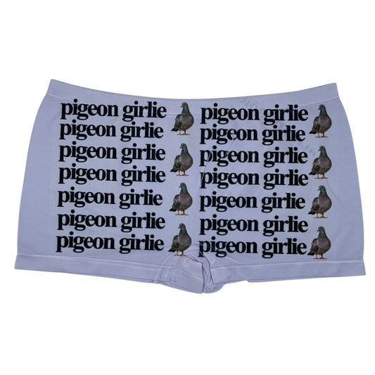 PIGEON GIRLIE LILAC BOYSHORT UNDIES - XL