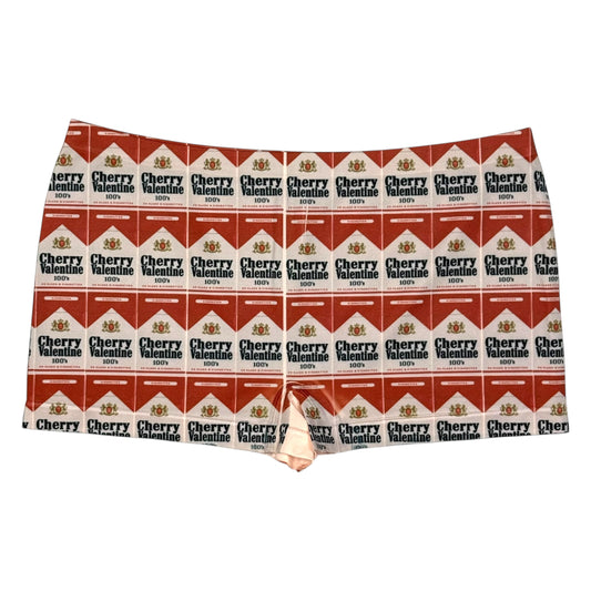 CHERRY VALENTINE PEACH BOYSHORT UNDIES - L