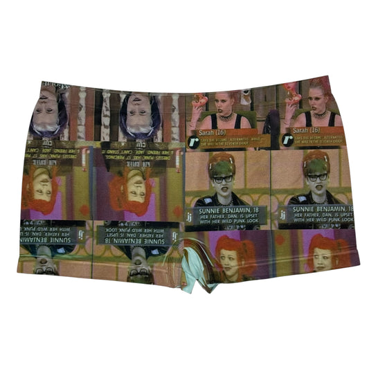 TALK SHOW SEAFOAM GREEN BOYSHORT UNDIES - L