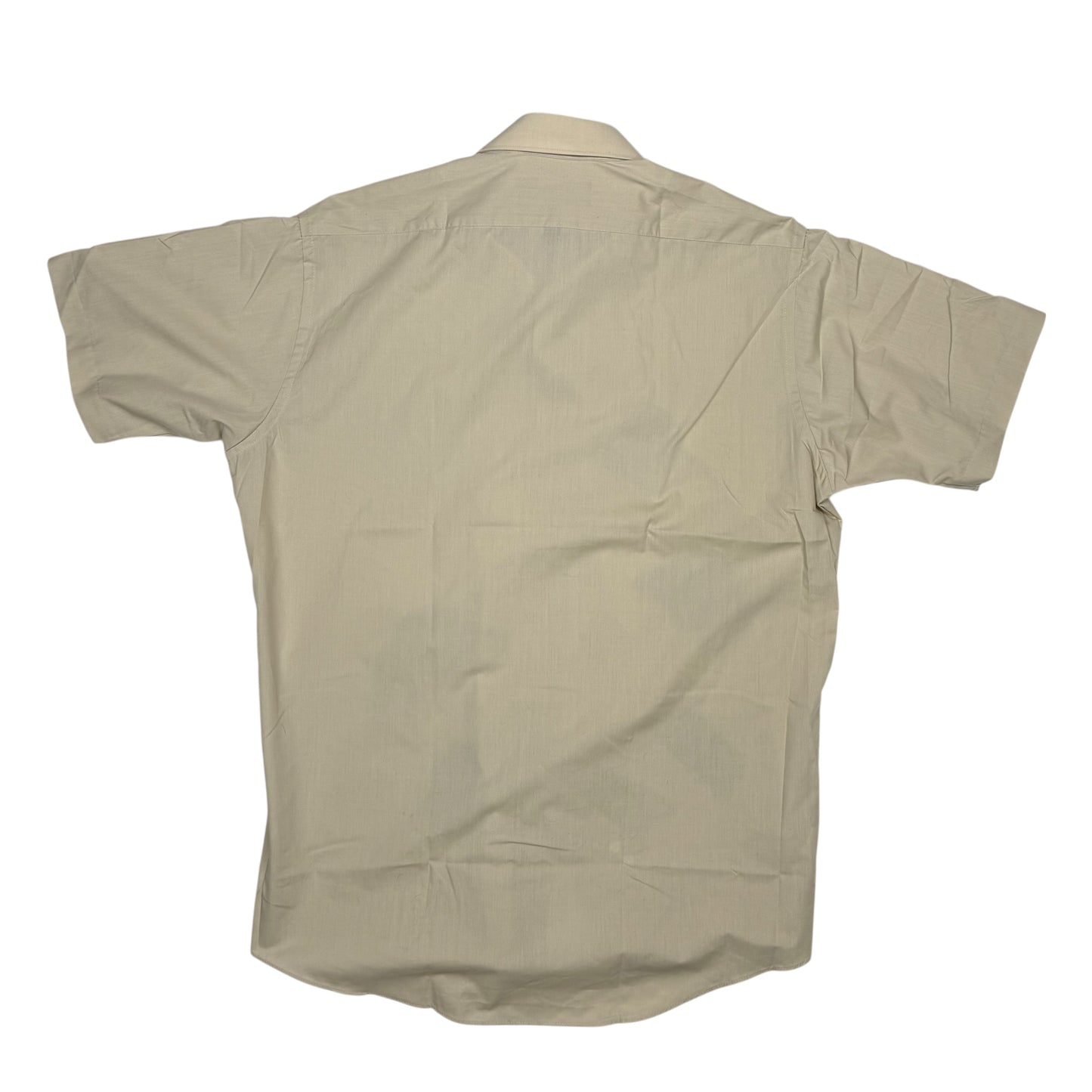 RATS TAN BUTTON UP - L