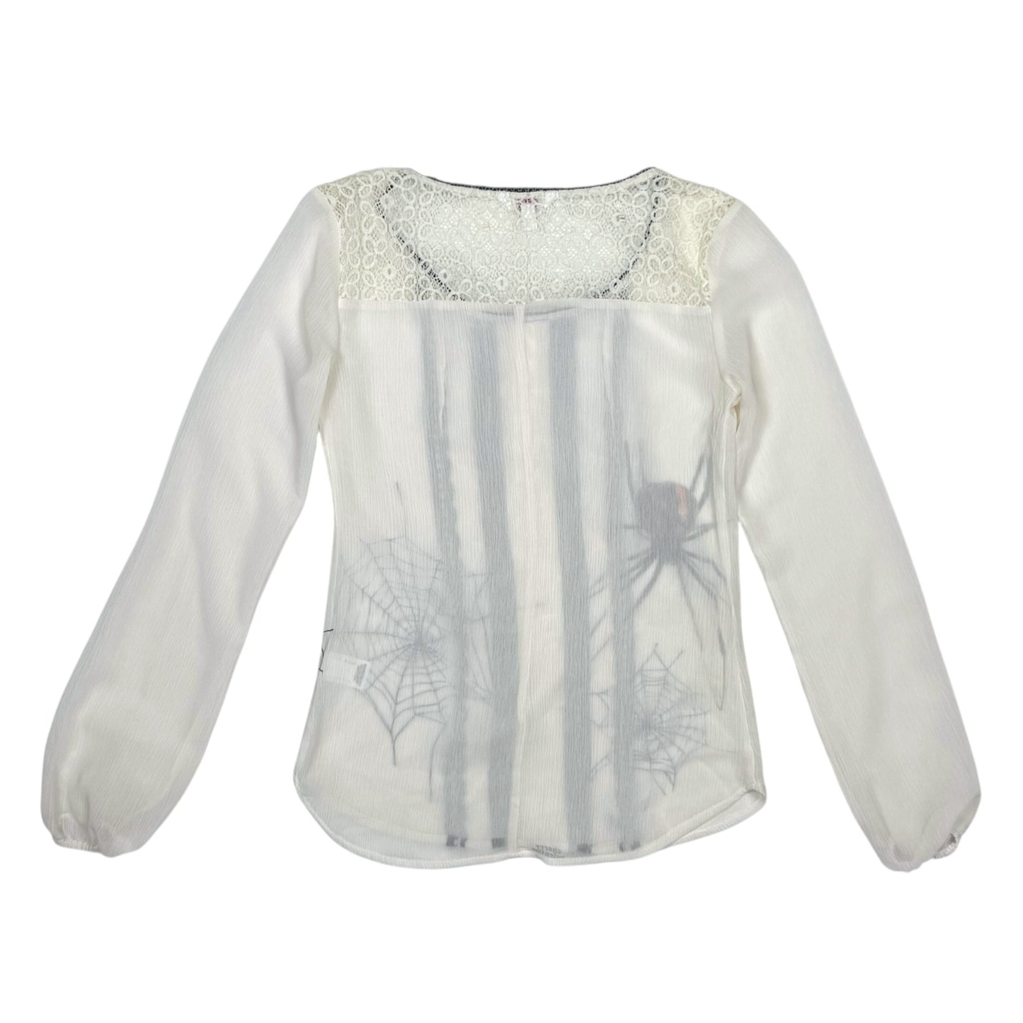 LOLITA GOTHIC SPIDEY BLOUSE - XS