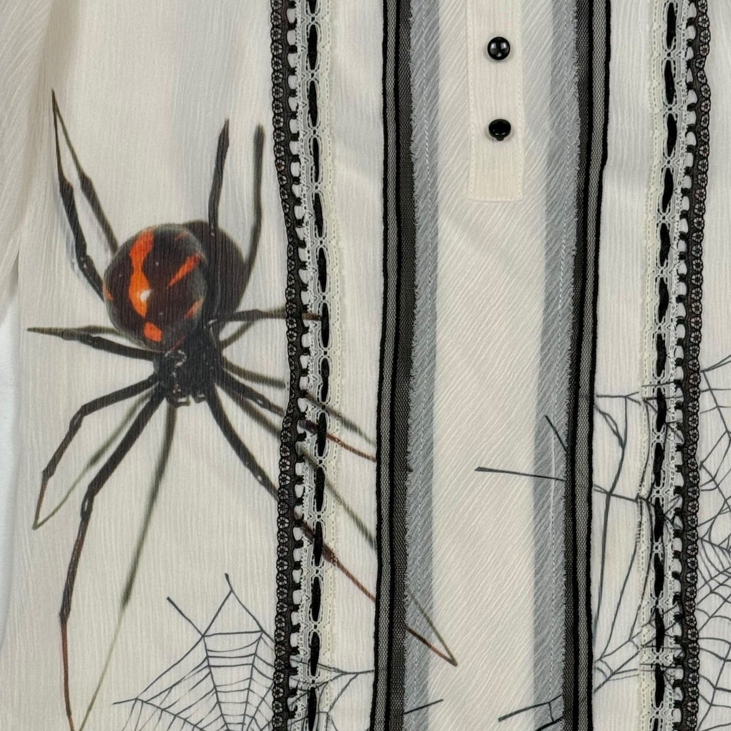 LOLITA GOTHIC SPIDEY BLOUSE - XS