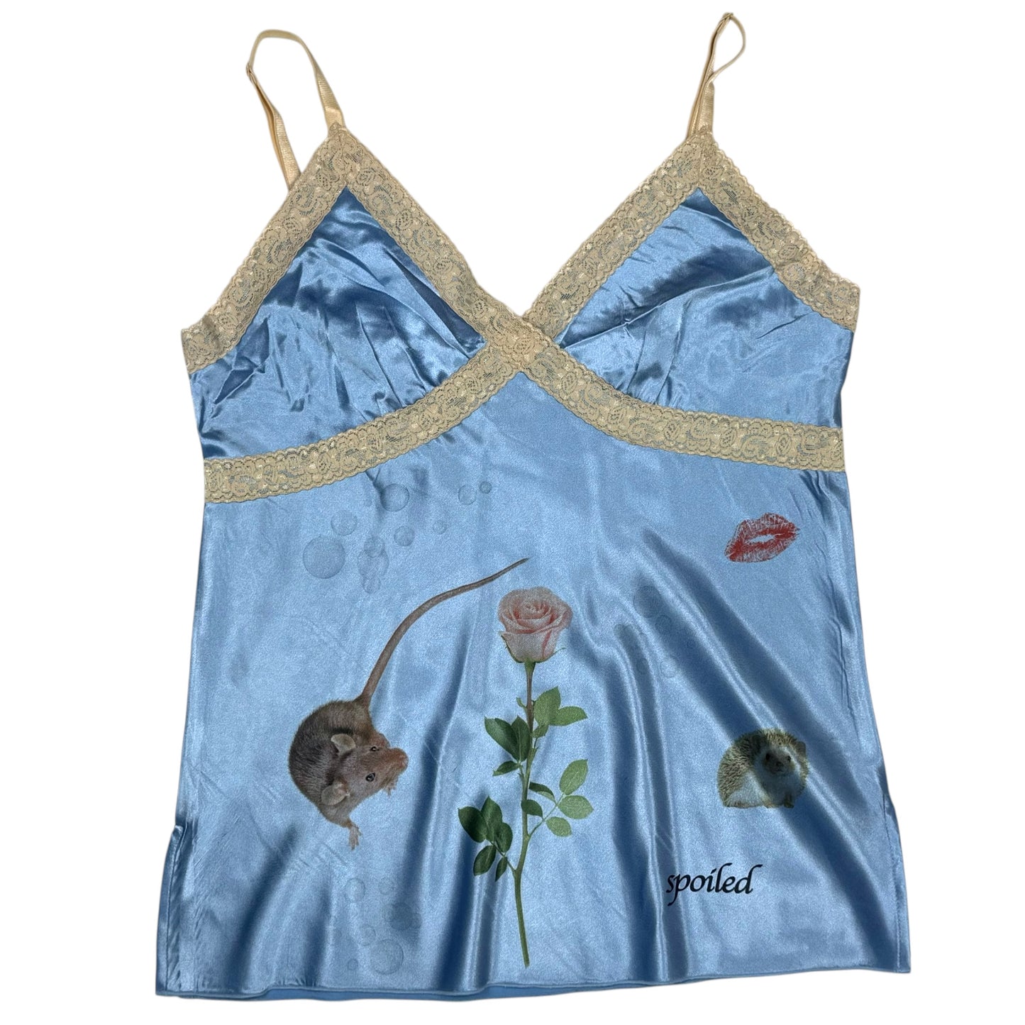 SPOILED HEDGEYHOG BLUE TANK - M