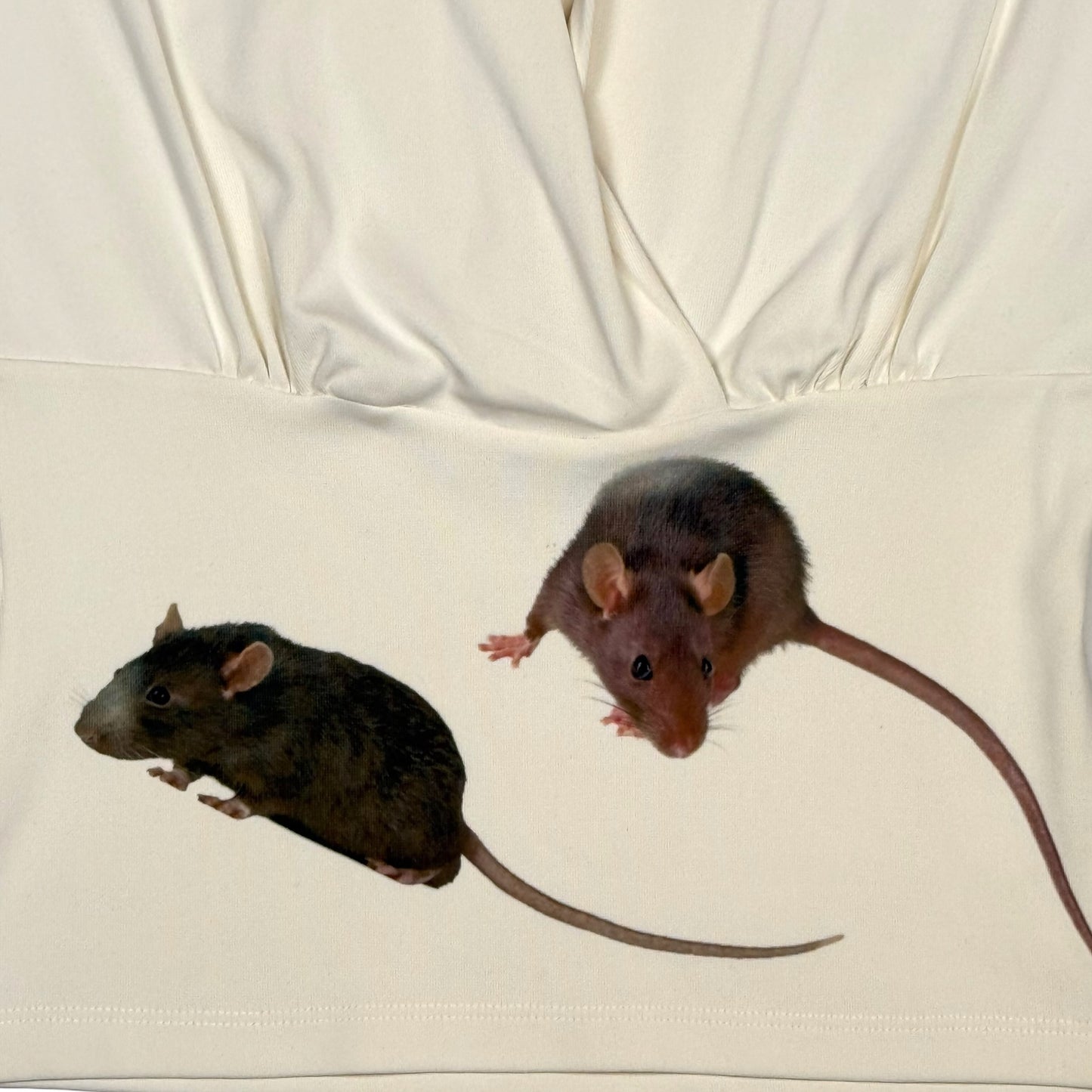 RATS WHITE TANK TOP - S