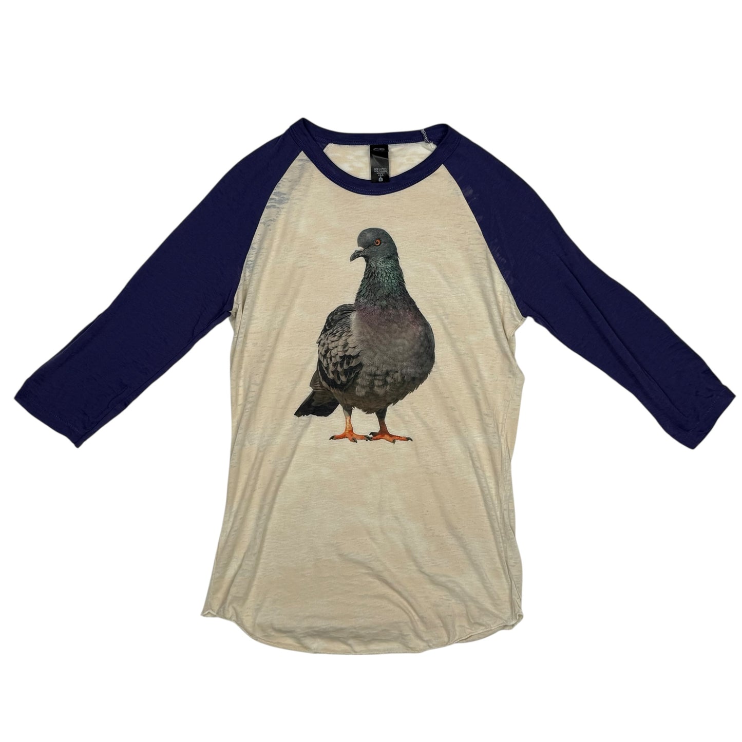 PIGEON BURNOUT RAGLAN - S