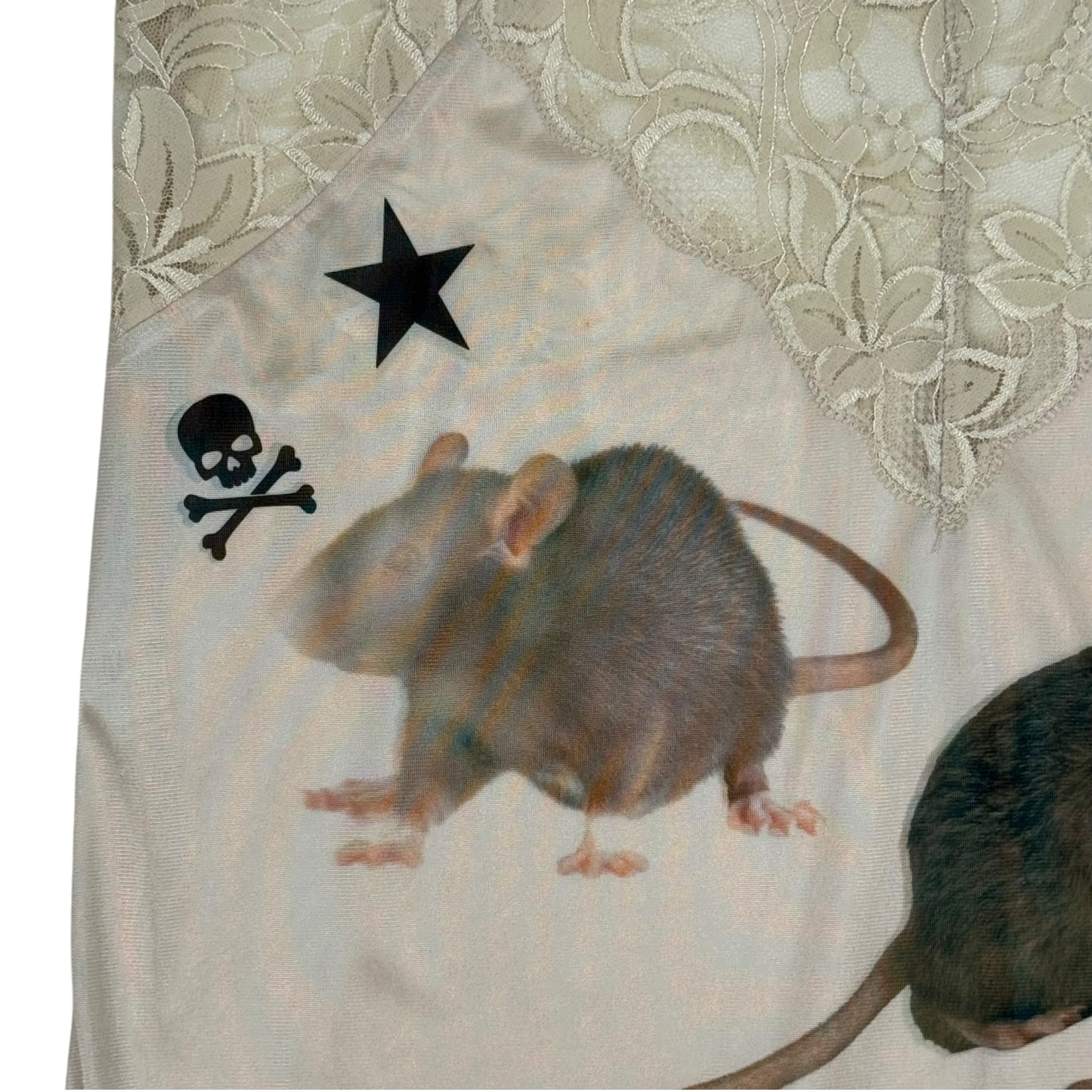 PUNK RAT BEIGE SLIP DRESS - S