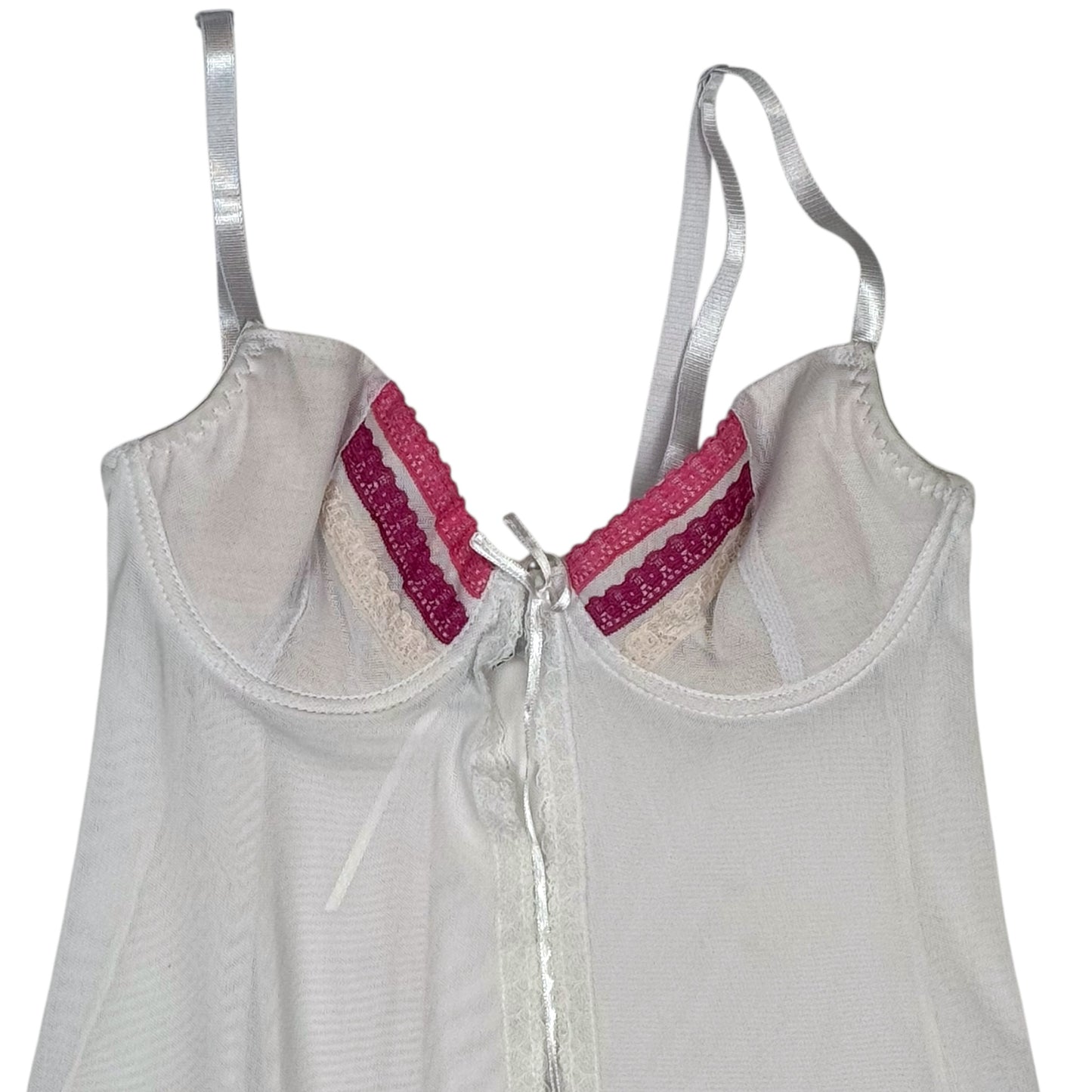 FERRETITA BABYDOLL PINK TANK - S