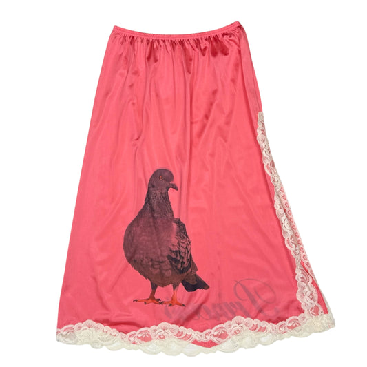 PIGEON NEON PINK LACE SKIRT - S