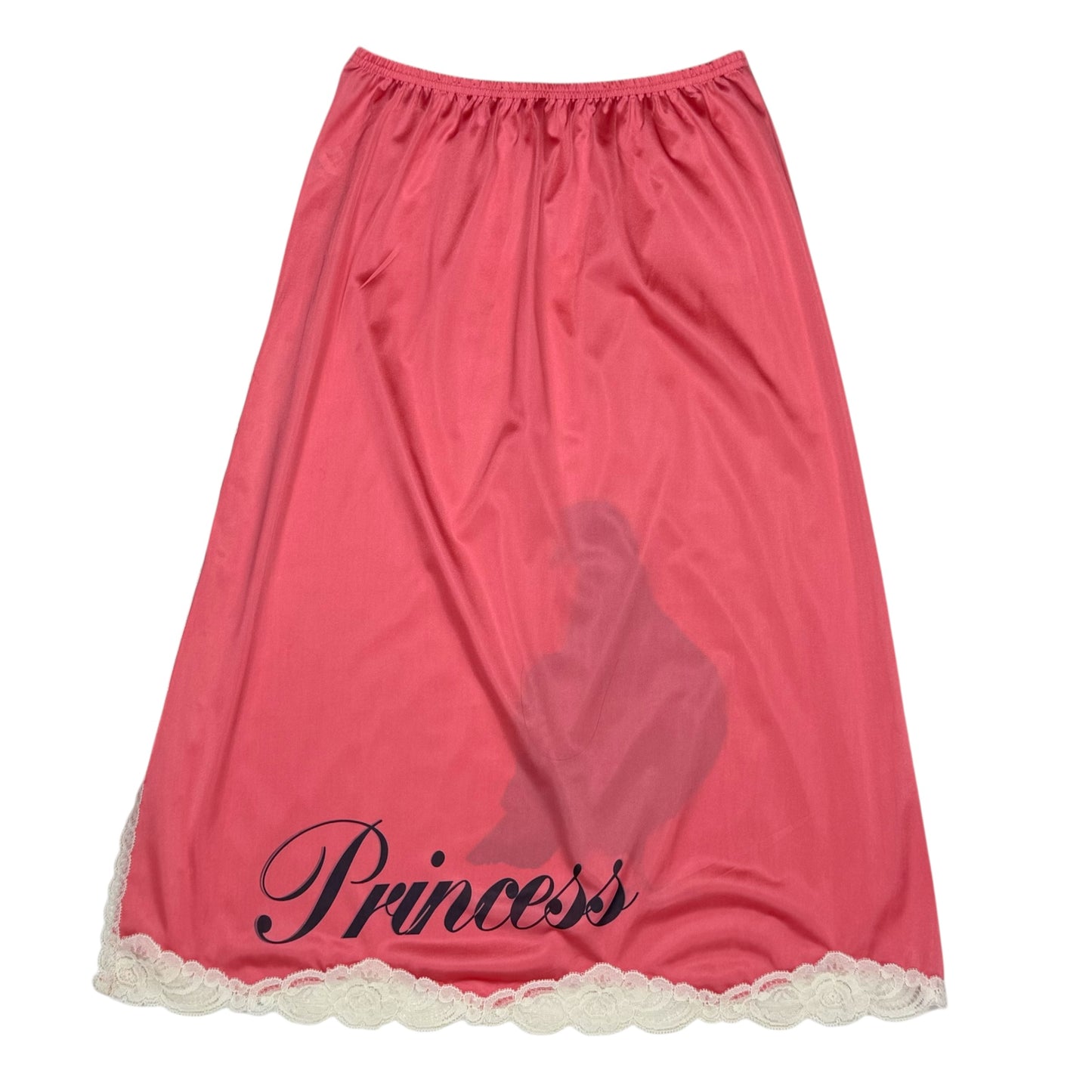 PIGEON NEON PINK LACE SKIRT - S