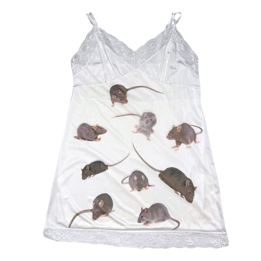 WHITE RATZ LACE SLIP DRESS - XL/1XL