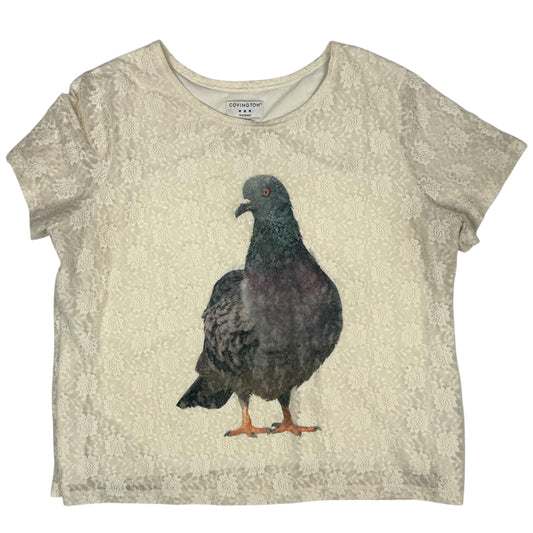 PIGEON LACE TEE - 2X