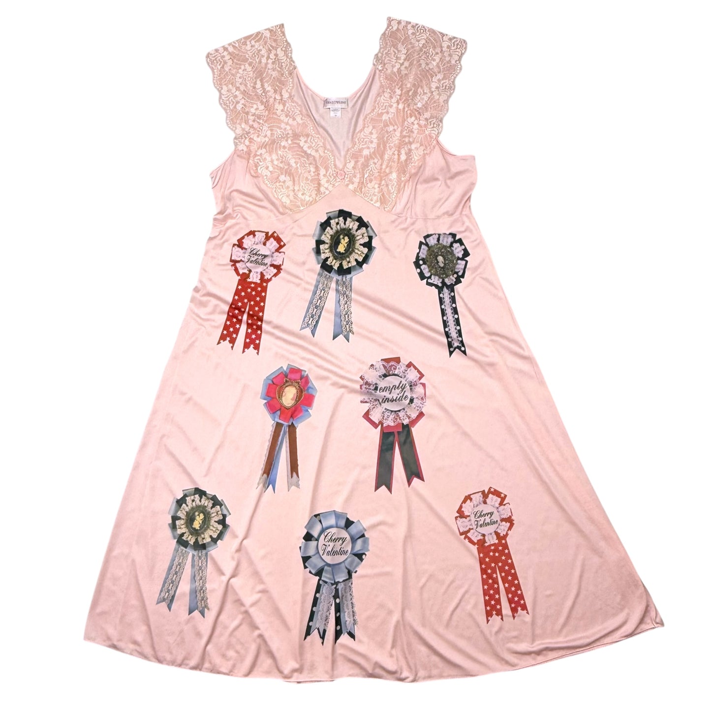 AWARD RIBBON PINK DRESS