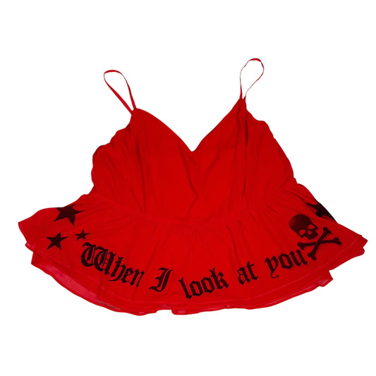 MY BLOODY RED TANK TOP - 3X