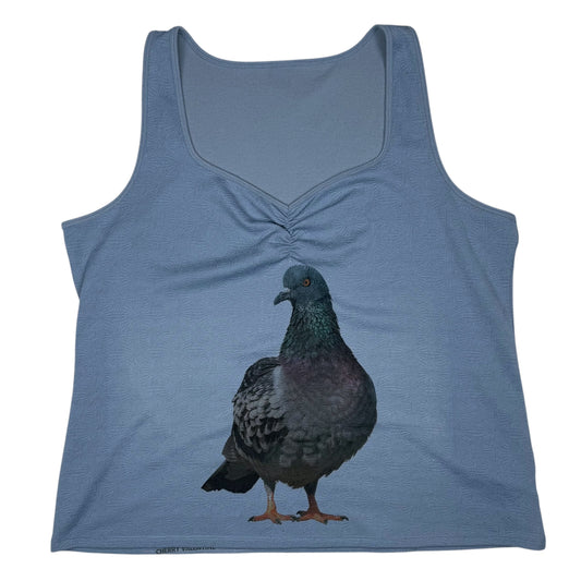 PIGEON DUSTY BLUE TANK - 4X/5X