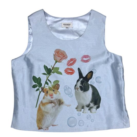 FANTASY CRITTERS BLUE TANK TOP - XL