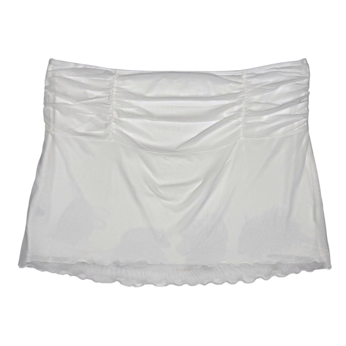 RAT LINE UP WHITE STRAPLESS TOP - XL/2X