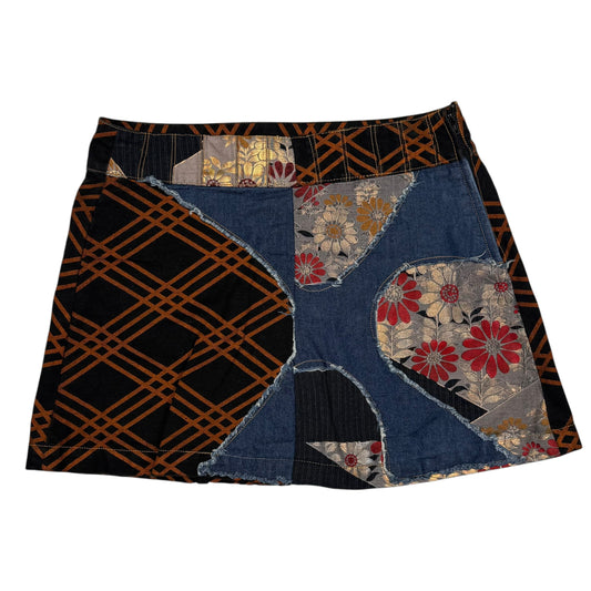 VINTAGE CUSTO BARCELONA DENIM MINI SKIRT - XS