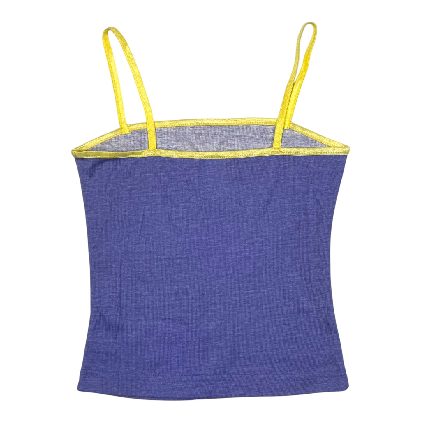 VINTAGE GIRL ZONE PURPLE RHINESTONE BRAT TANK TOP - XXS