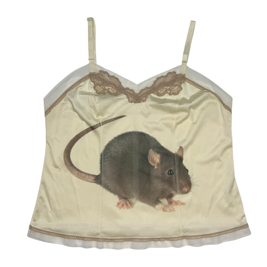 BIG RAT CREAM CAMI - XL