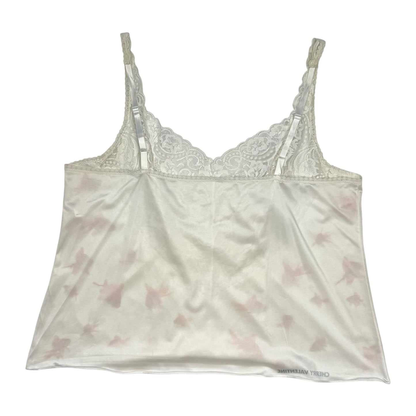 GOLDIE WHITE LACE CAMI TOP - L