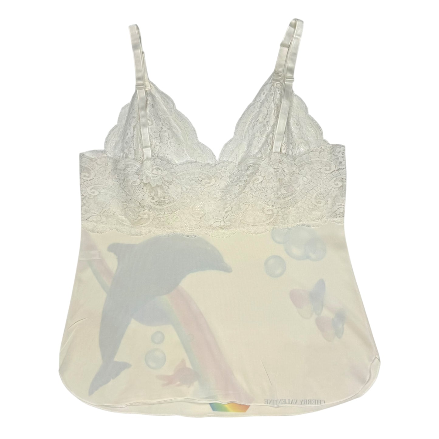 UTOPIA IVORY LACE TANK TOP - S
