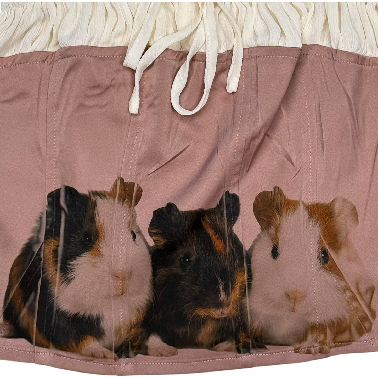 GUINNEA PIGS MAUVE AND CREAM TANK TOP - S