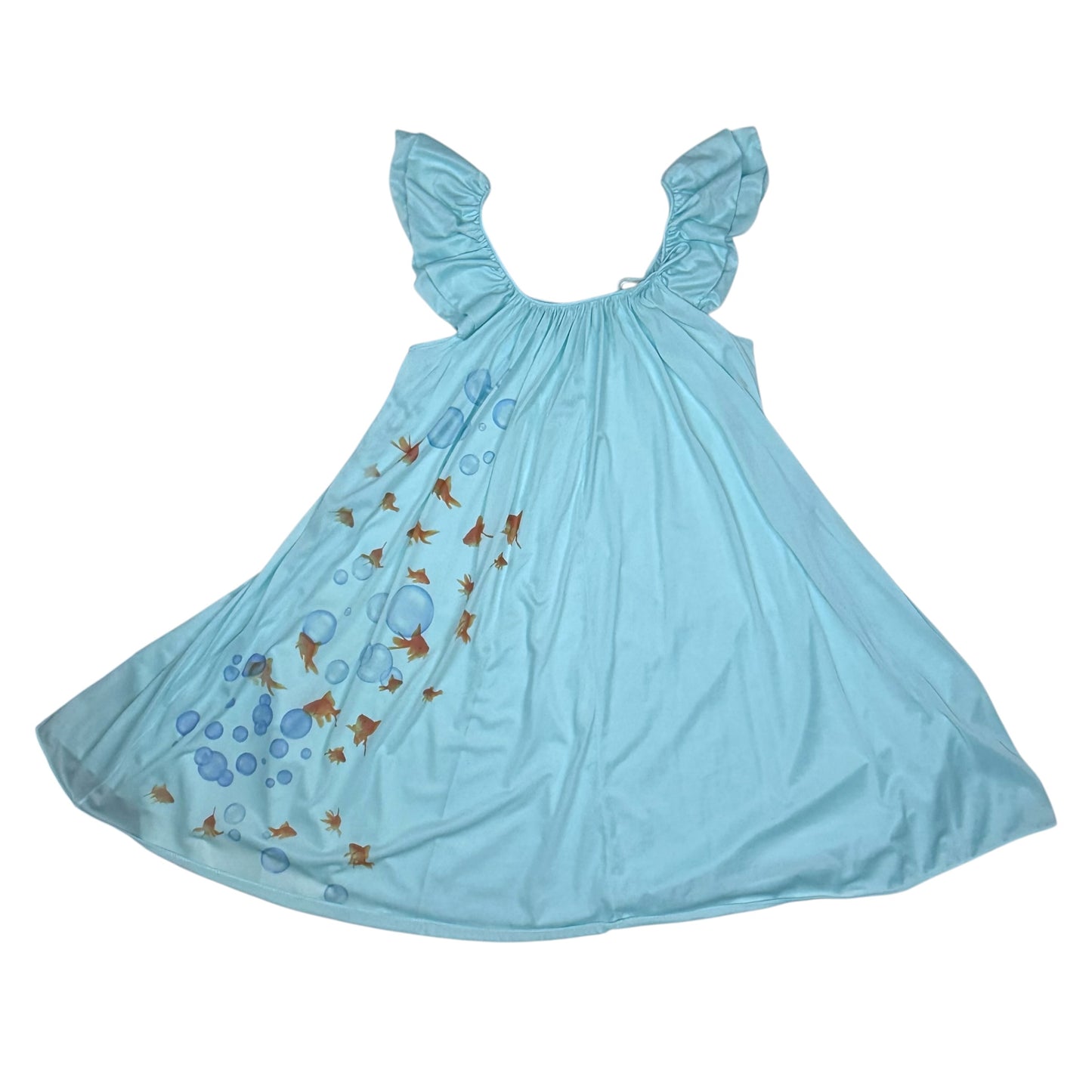 GOLDFISH BLUE NIGHTIE DRESS - M/L