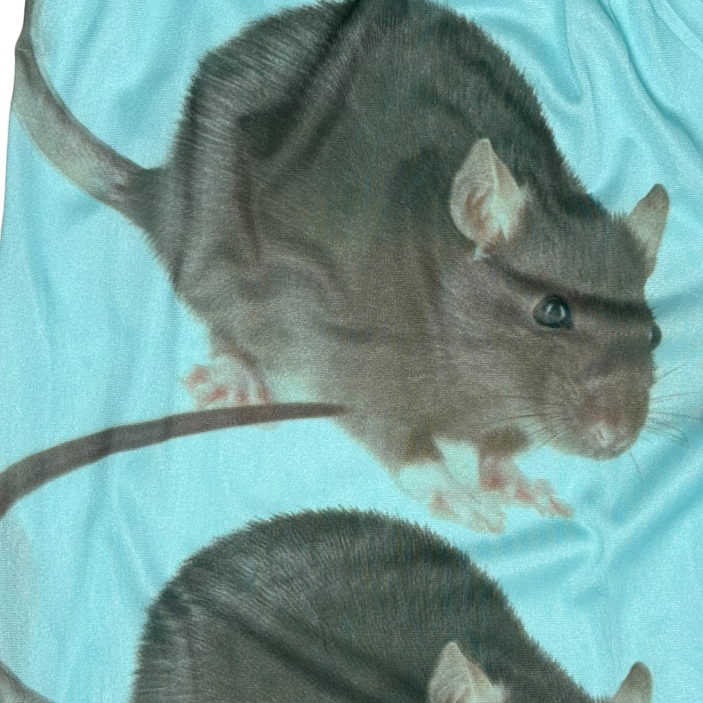 BIG RAT BLUE NIGHTIE DRESS - L