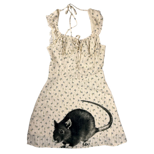 BIG RAT FLORAL DRESS - XS