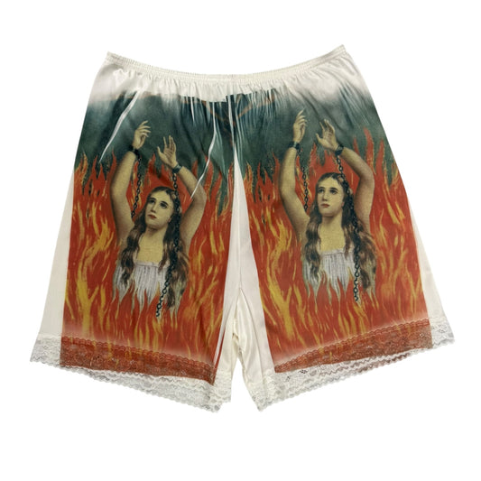 ANIMA SOLA LACE SHORTS - S