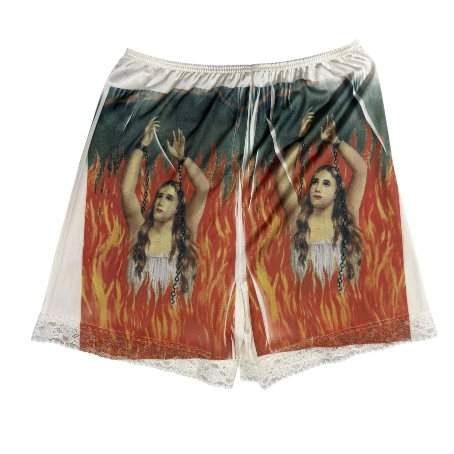 ANIMA SOLA LACE SHORTS - S