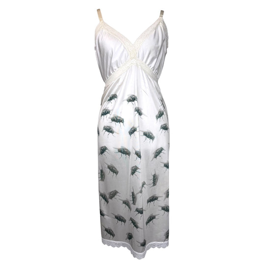 FLIES WHITE LACE DRESS - XL