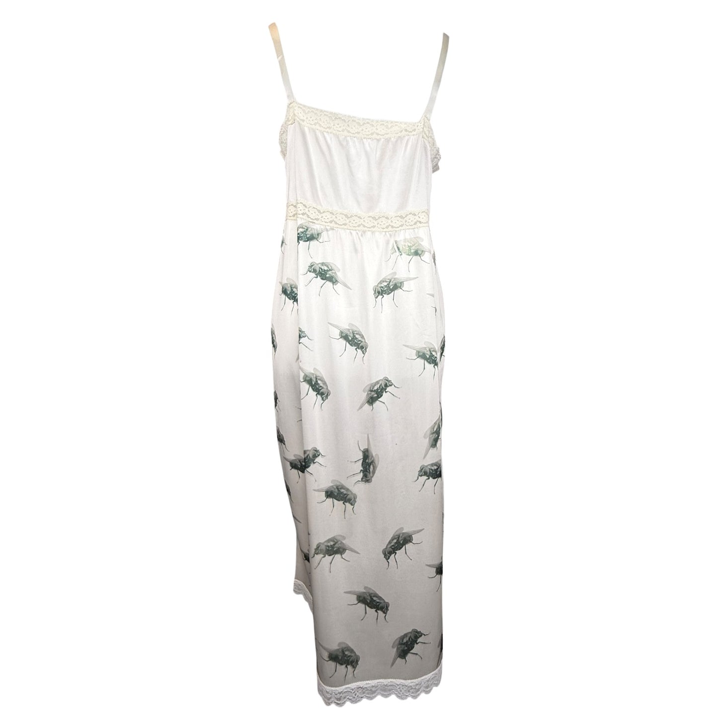 FLIES WHITE LACE DRESS - XL