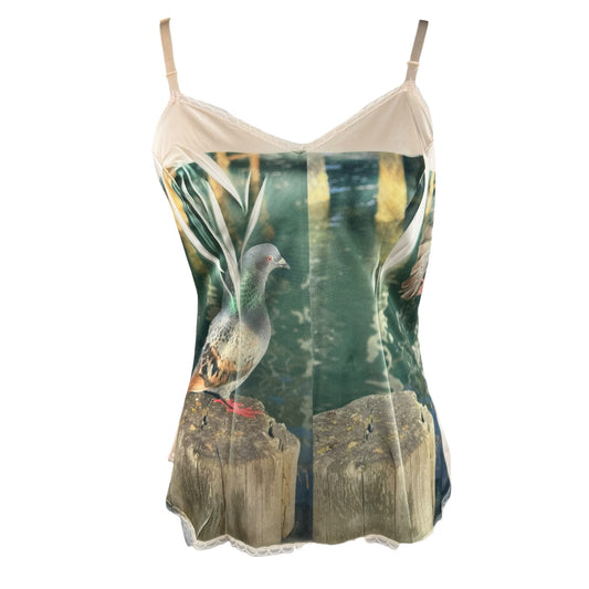 COASTAL PIGEON PINK TANK - M