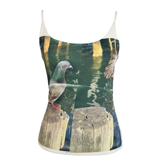 COASTAL PIGEON WHITE TANK - M