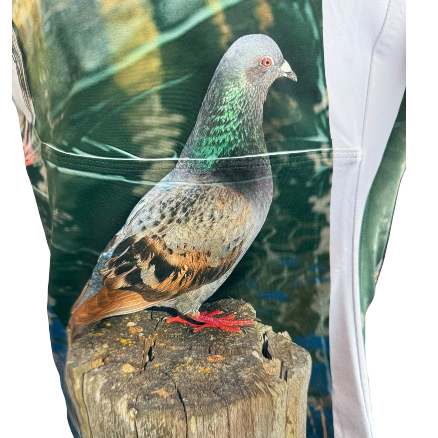 COASTAL PIGEON WHITE HALTER TANK - L/XL