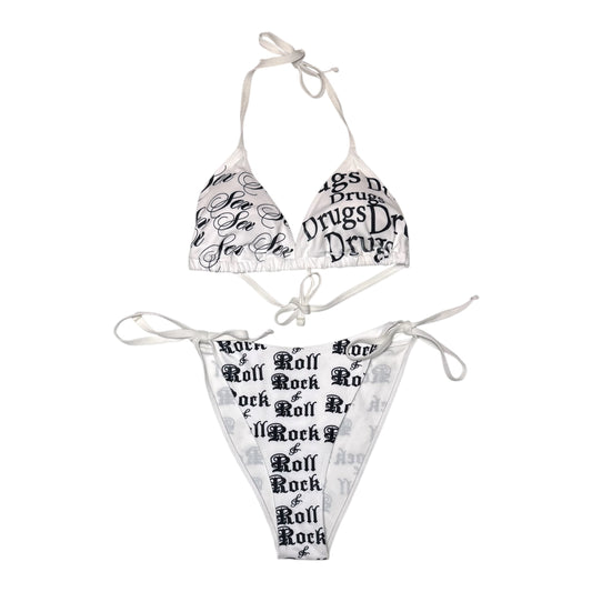 SEX DRUGS ROCK & ROLL BIKINI - 2XL