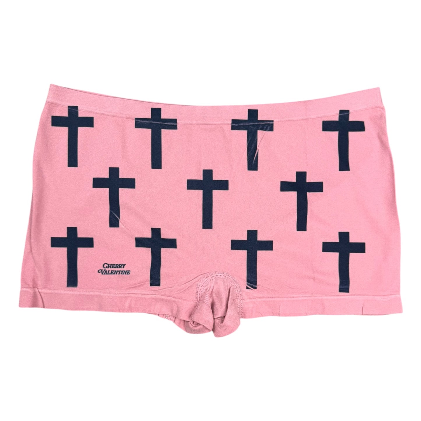 CROSS ME MAUVE BOYSHORT UNDIES - L