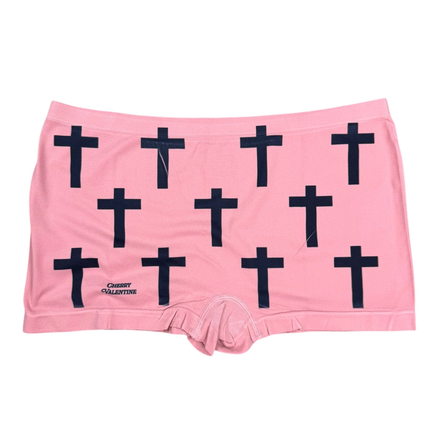CROSS ME MAUVE BOYSHORT UNDIES - L