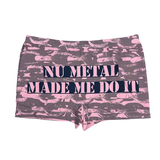 NU METAL MADE ME DO IT MAUVE BOYSHORT UNDIES - S