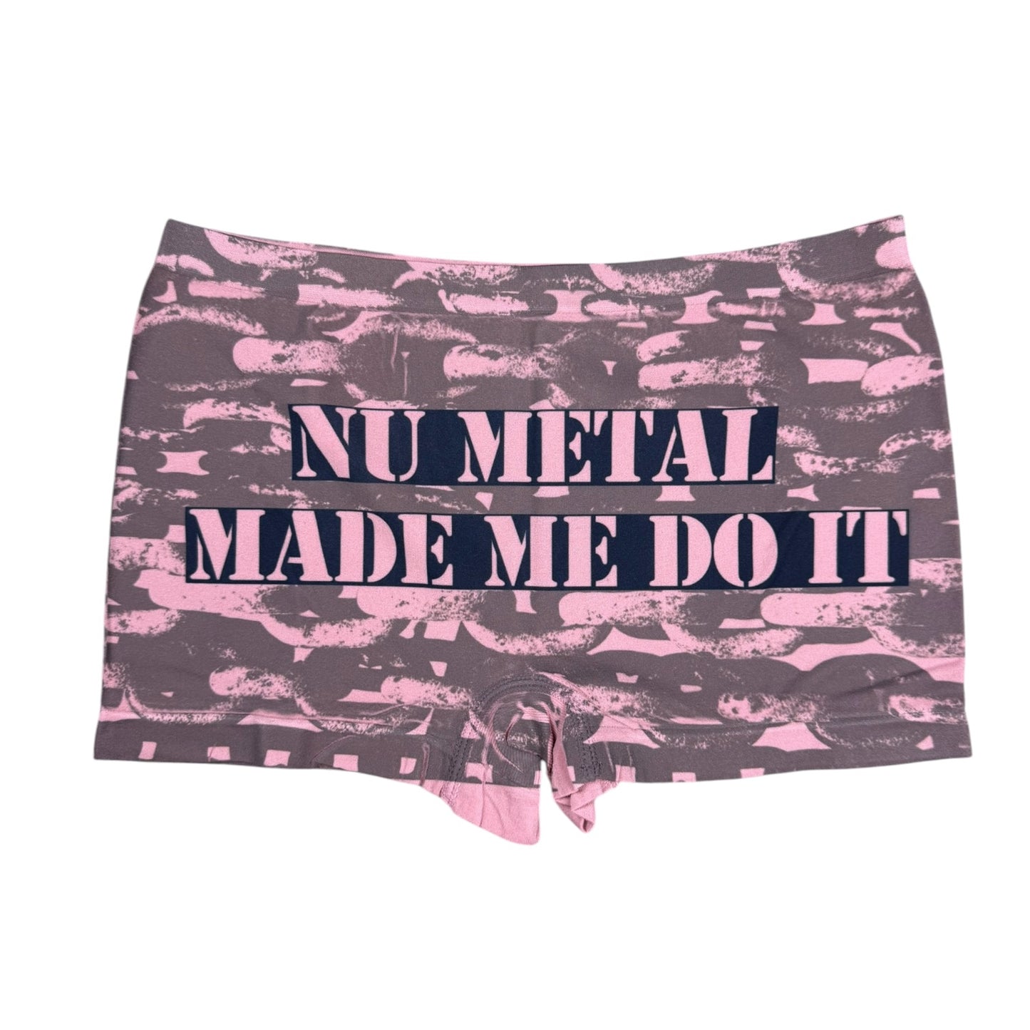 NU METAL MADE ME DO IT MAUVE BOYSHORT UNDIES - S