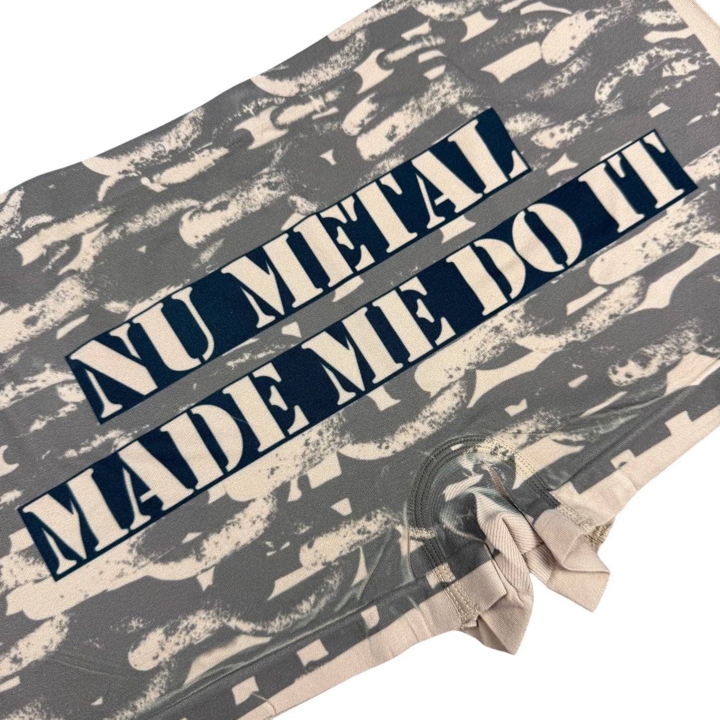 NU METAL MADE ME DO IT NUDE BOYSHORT UNDIES - L