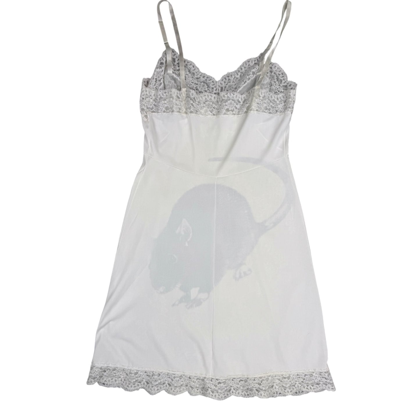 BIG RAT CREAM LACE SLIP DRESS - S